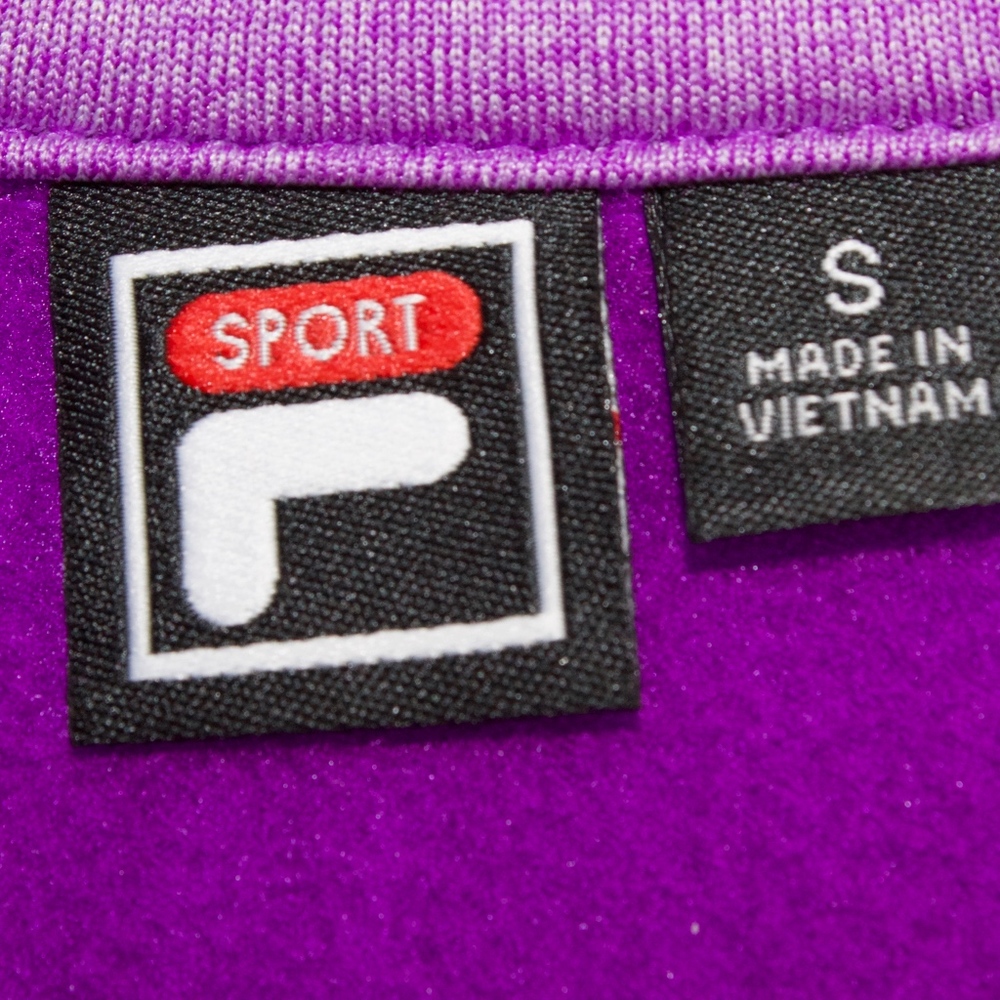 NEW Fila Sport Purple Thumbholes Sweatshirt Size S - Picture 5 of 8